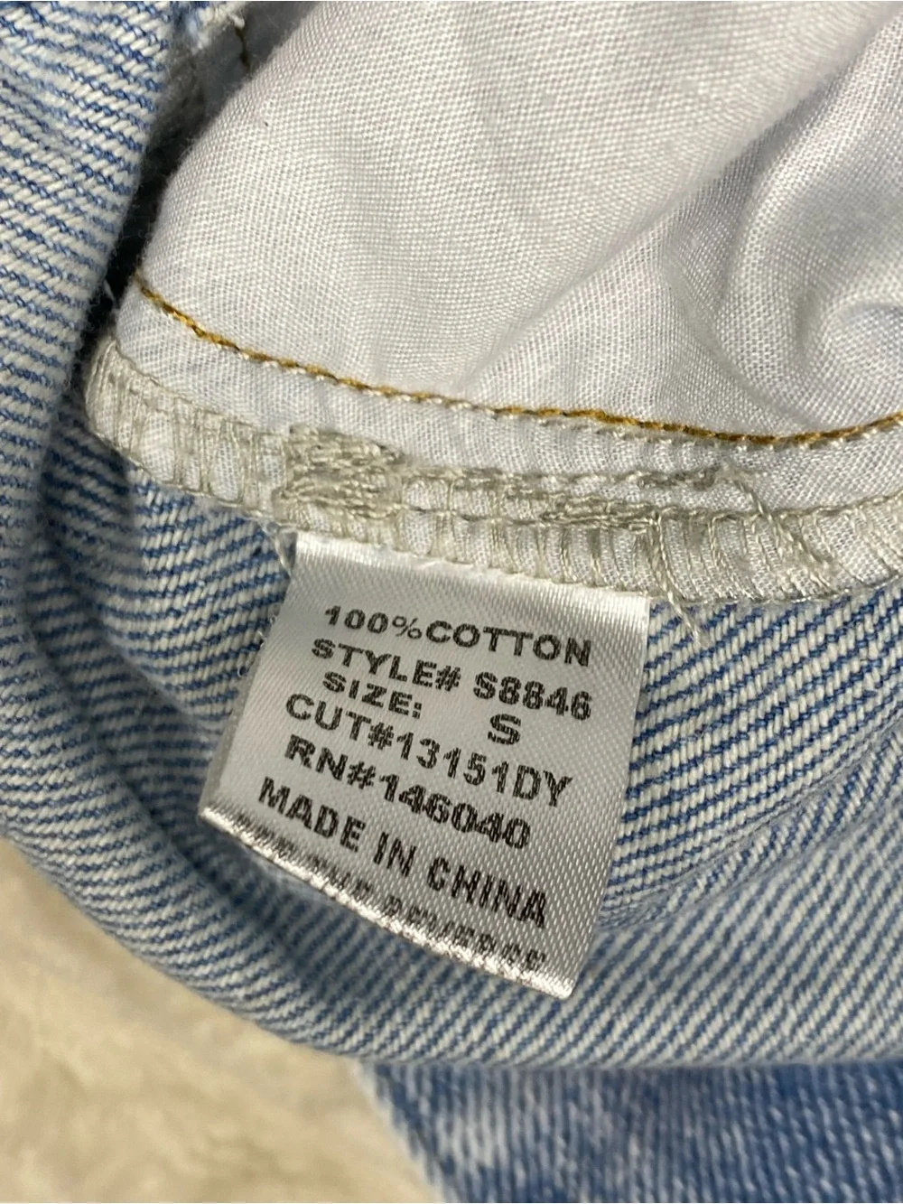 Signature8 Light Blue Denim Cargo Jeans With Adjustable Waist Size S 25